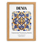 Denia, Spain – Travel Poster, set in oak frame