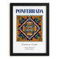 Ponferrada, Spain – Travel Wall Art, in sleek black frame