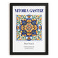 Vitoria-Gasteiz, Spain – Travel Print, in sleek black frame