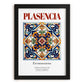 Plasencia, Spain – Travel Wall Decor, in sleek black frame
