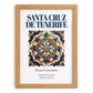 Santa Cruz de Tenerife, Spain – Travel Wall Art, set in oak frame