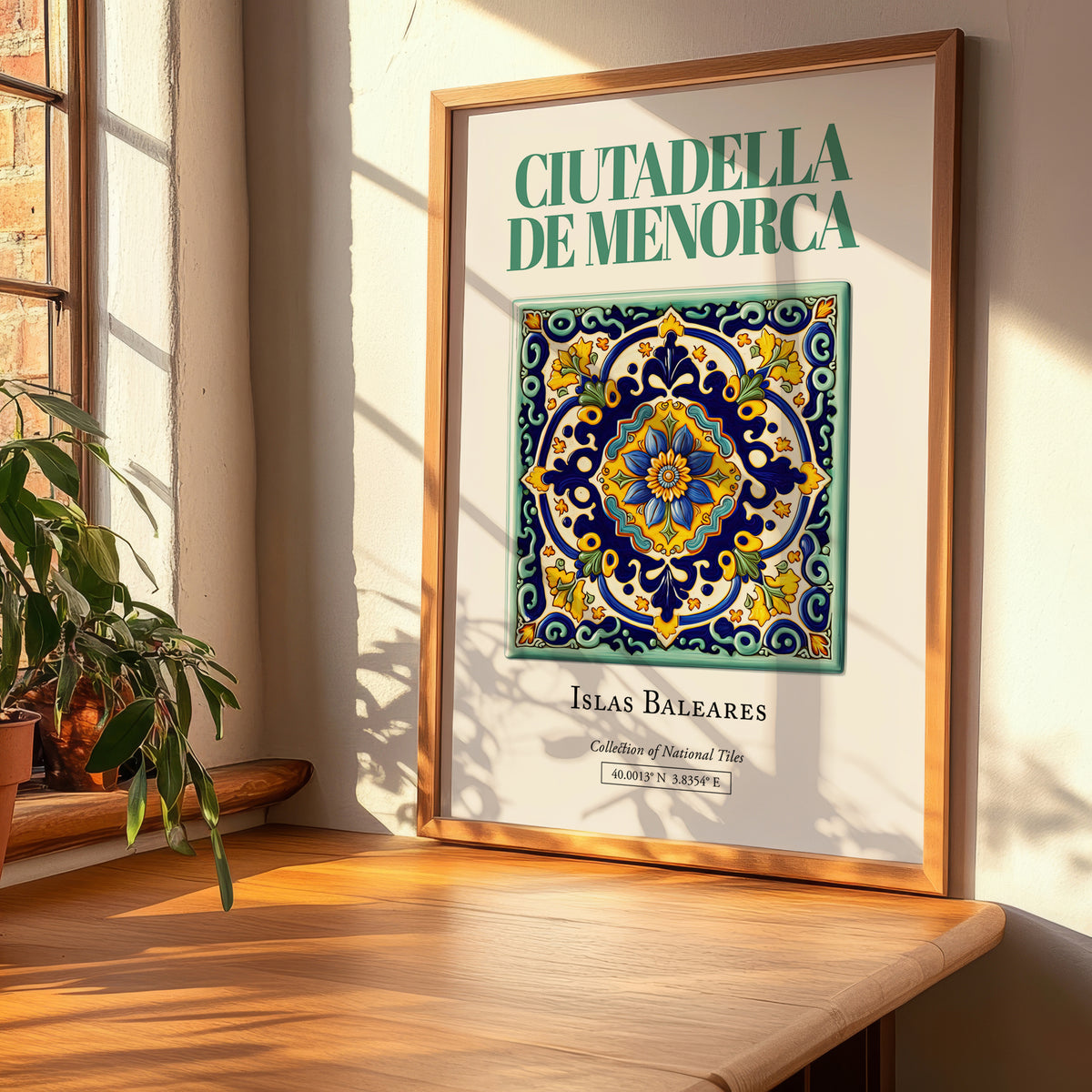 Ciutadella de Menorca, Spain – Travel Destination Art, clean layout with no caption