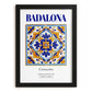 Badalona, Spain – Travel Wall Decor, in sleek black frame