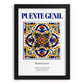 Puente Genil, Spain – Travel Poster, in sleek black frame