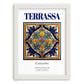 Terrassa, Spain – Wanderlust-Inspired Poster, placed in minimal white frame
