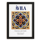 Ávila, Spain – Travel Print, in sleek black frame