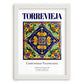 Torrevieja, Spain – Travel Print, placed in minimal white frame