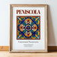 Peniscola, Spain – World Travel Art, in wooden frame leaning on the floor