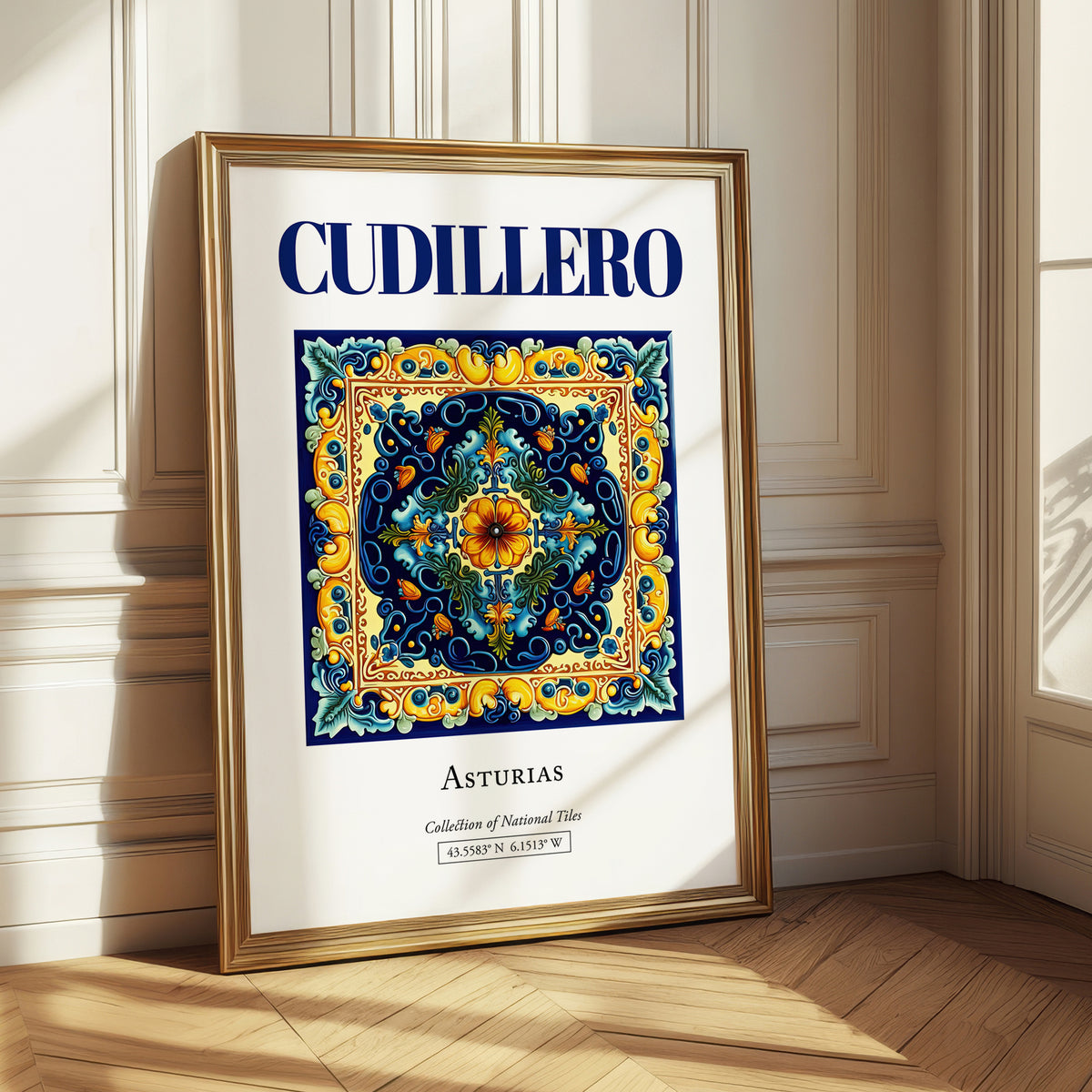 Cudillero, Spain – Travel Print, styled in a charming Paris street view