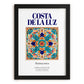 Costa de la Luz, Spain – Historic Cities Art Print, in sleek black frame