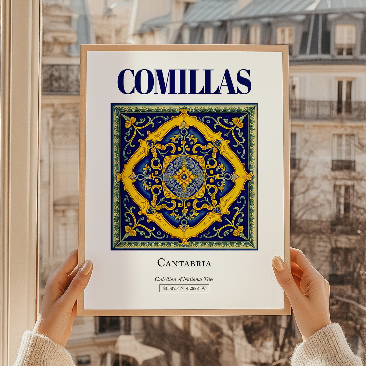 Comillas, Spain – Tourist Destination Poster
