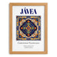 Jávea, Spain – Travel Print, set in oak frame