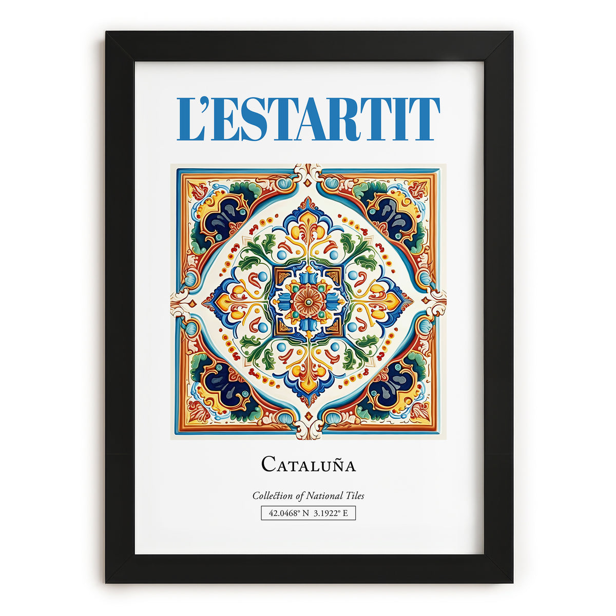 L'Estartit, Spain – Travel Wall Decor, in sleek black frame