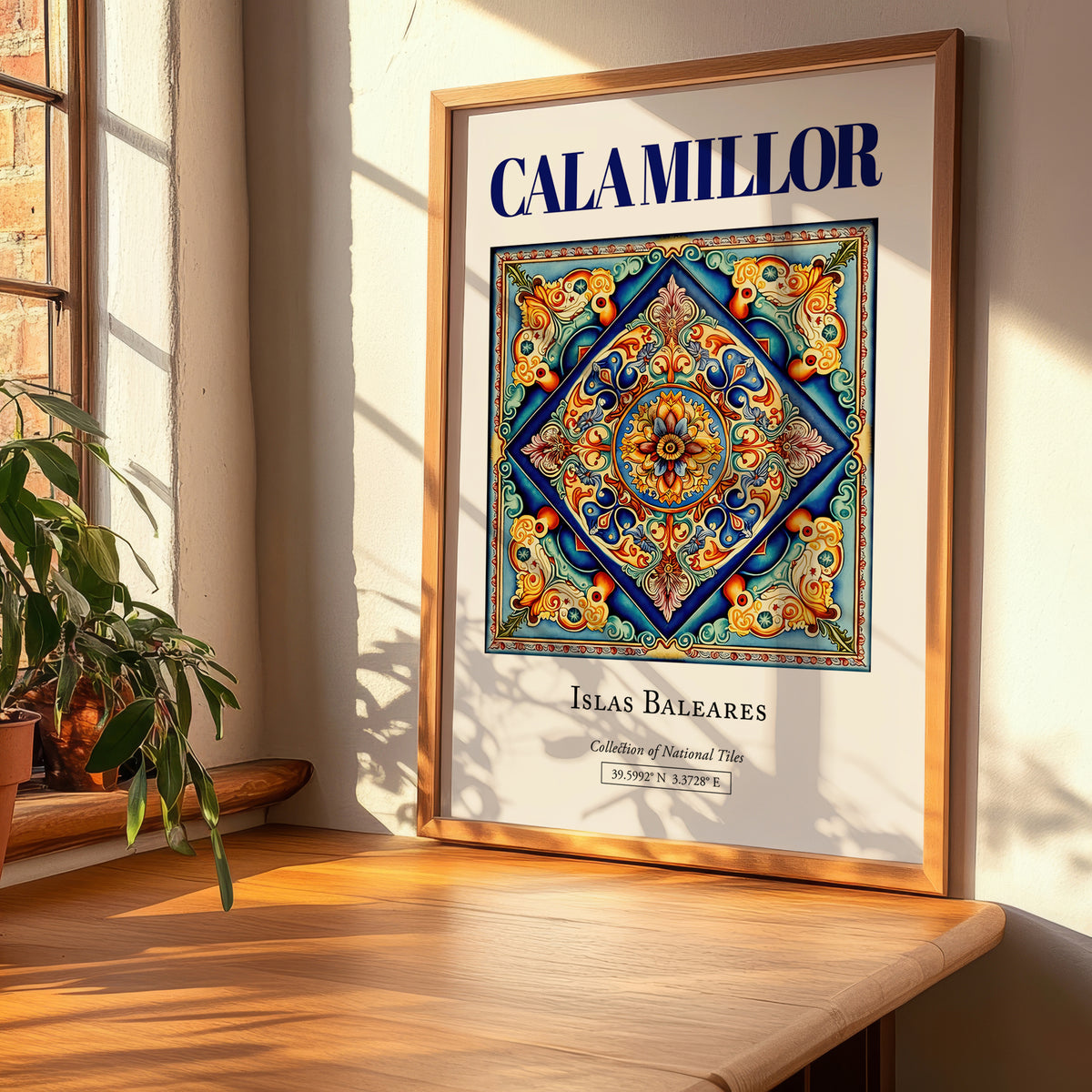 Cala Millor, Spain – Travel Wall Decor, clean layout with no caption