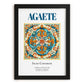 Agaete, Spain – Retro Travel Poster, in sleek black frame