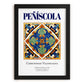 Peñíscola, Spain – World Travel Art, in sleek black frame