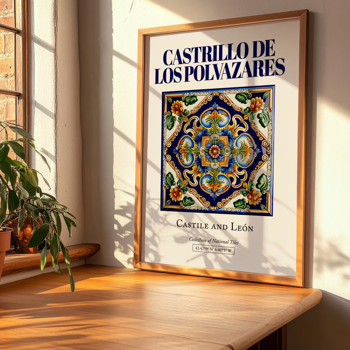 Castrillo de los Polvazares, Spain – Cityscape Wall Art, clean layout with no caption