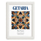 Getaria, Spain – Travel Wall Art, placed in minimal white frame