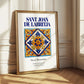 Sant Joan de Labritja, Spain – Historic Cities Art Print, styled in a charming Paris street view