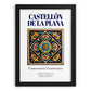 Castellón de la Plana, Spain – Travel Print, in sleek black frame
