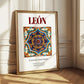 León, Spain – Travel Print, styled in a charming Paris street view