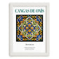 Cangas de Onís, Spain – National Pride Wall Decor, placed in minimal white frame