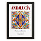 Andalucía, Spain – Travel Wall Art, in sleek black frame
