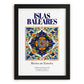 Islas Baleares, Spain – Travel Wall Decor, in sleek black frame