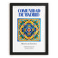 Comunidad de Madrid, Spain – Travel Poster, in sleek black frame