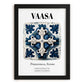 Vaasa, Finland – Travel Wall Art, in sleek black frame