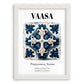 Vaasa, Finland – Travel Wall Art, placed in minimal white frame