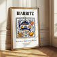 Biarritz, France – Travel Wall Decor, styled in a charming Paris street view