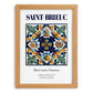 Saint-Brieuc, France – Cultural Heritage Wall Art, set in oak frame