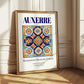 Auxerre, France – Travel Memories Wall Print, styled in a charming Paris street view