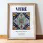 Vitré, France – Travel Wall Art, in wooden frame leaning on the floor
