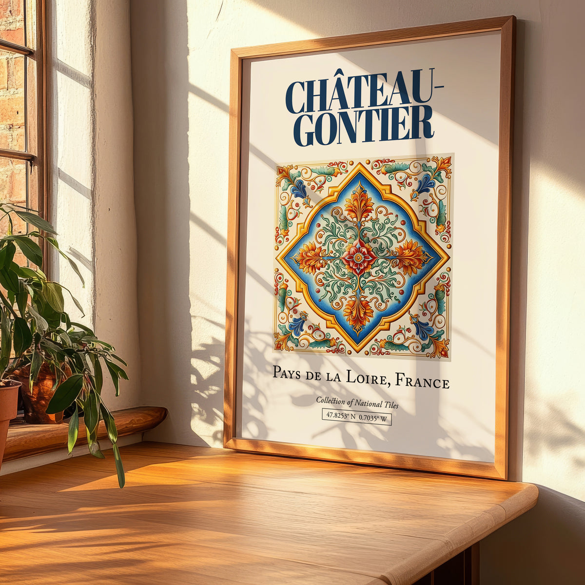 Château-Gontier, France – Travel Wall Decor, clean layout with no caption
