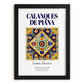 Calanques de Piana, France – Vintage Travel Poster, in sleek black frame
