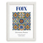 Foix, France – Travel Print, placed in minimal white frame