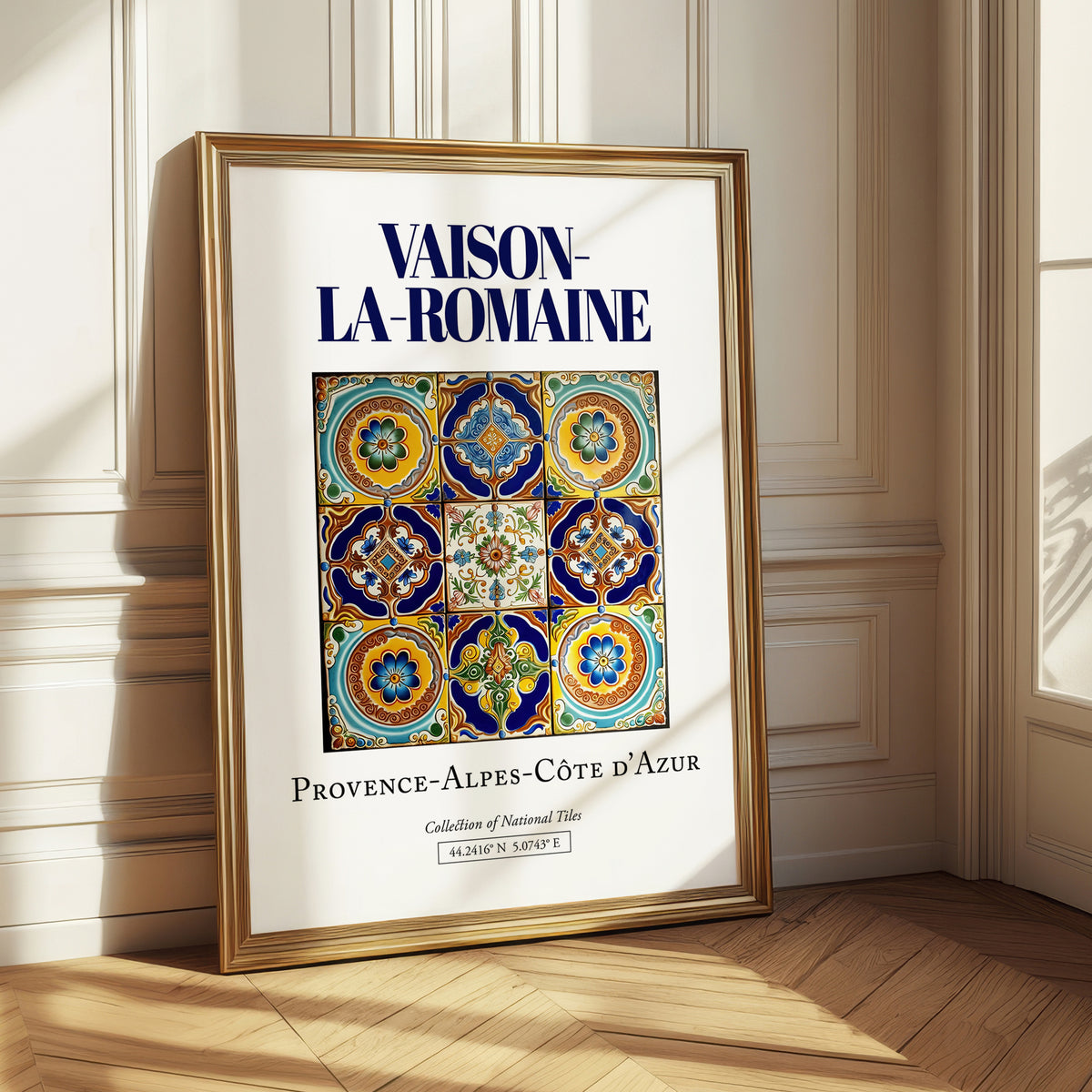 Vaison-la-Romaine, France – Travel Poster, styled in a charming Paris street view
