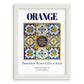 Orange, France – Travel Print, placed in minimal white frame