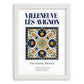 Villeneuve-lès-Avignon, France – Travel Print, placed in minimal white frame