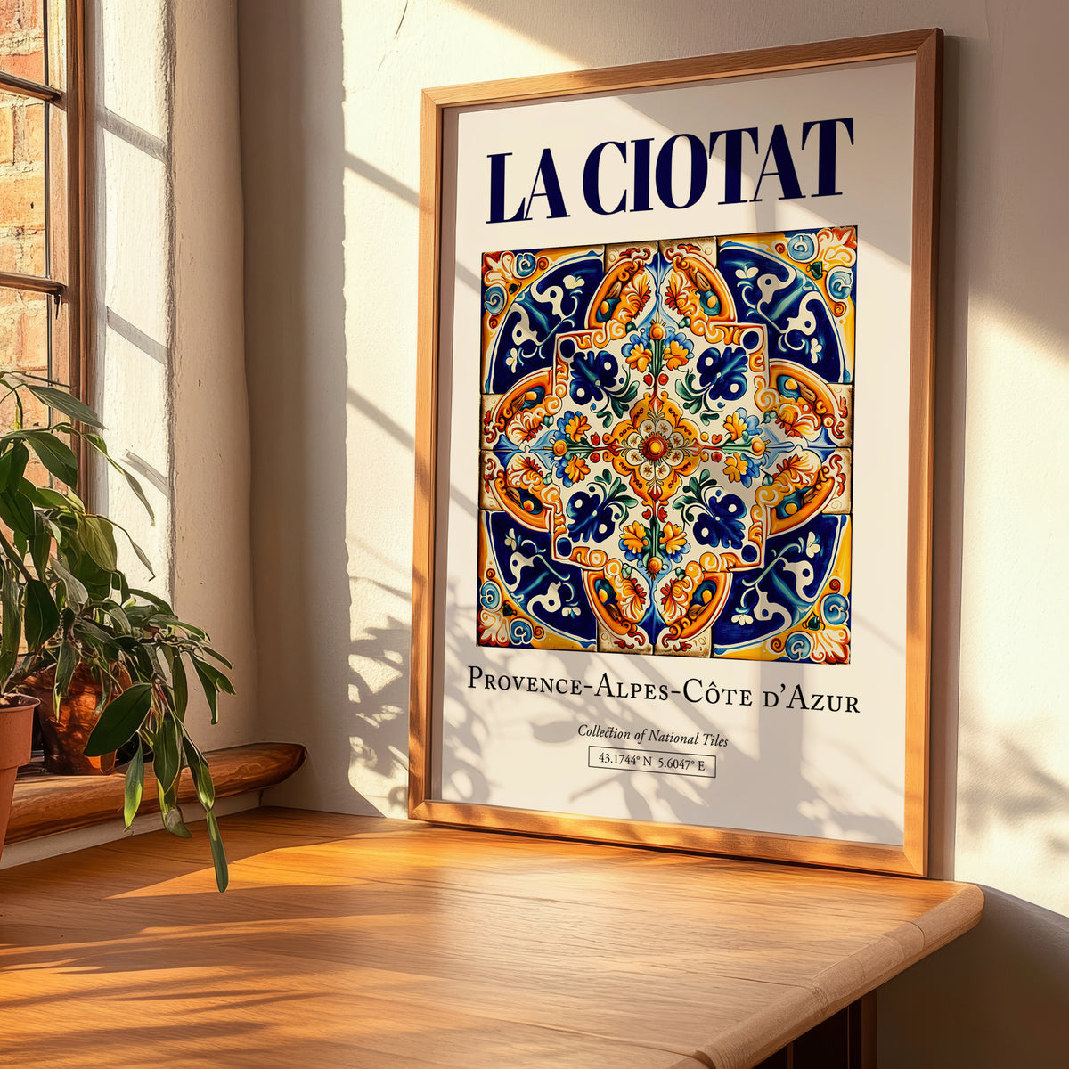 La Ciotat, France – Travel Print, clean layout with no caption