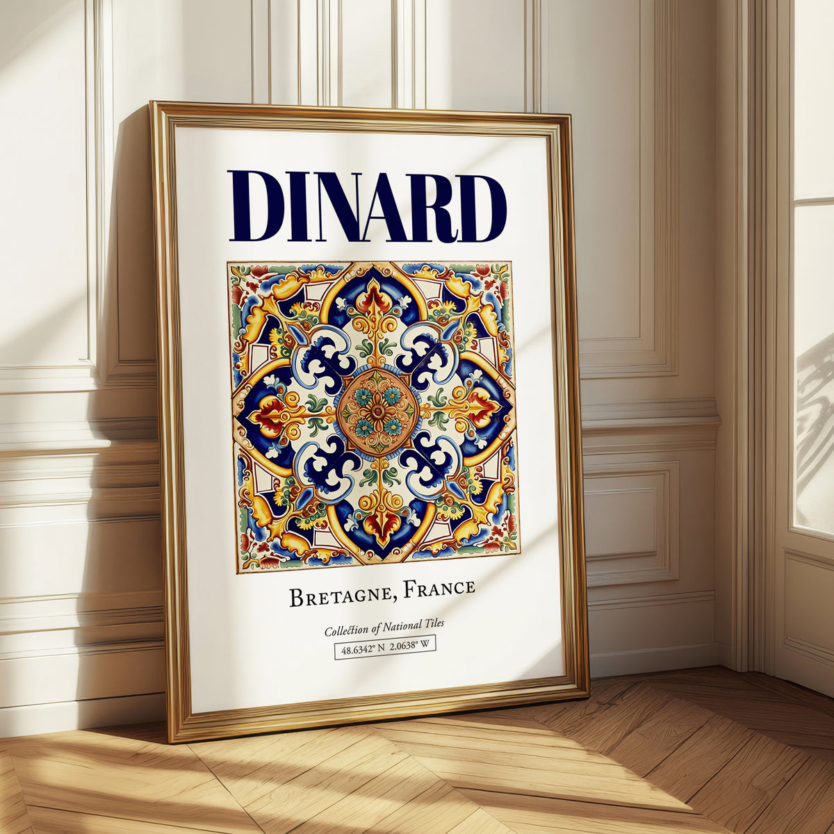 Dinard, France – Travel Poster, styled in a charming Paris street view