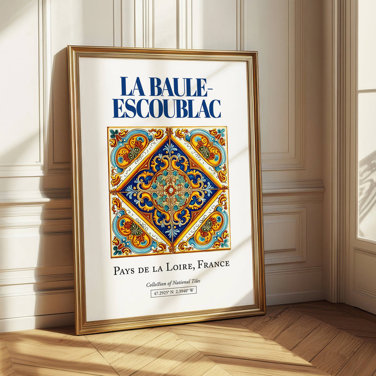 La Baule-Escoublac, France – Travel Poster, styled in a charming Paris street view