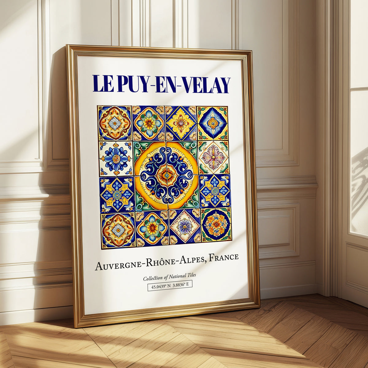 Le Puy-en-Velay, France – Travel Print, styled in a charming Paris street view