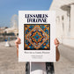Les Sables-d'Olonne, France – Cultural Heritage Wall Art, no-text version framed in wood