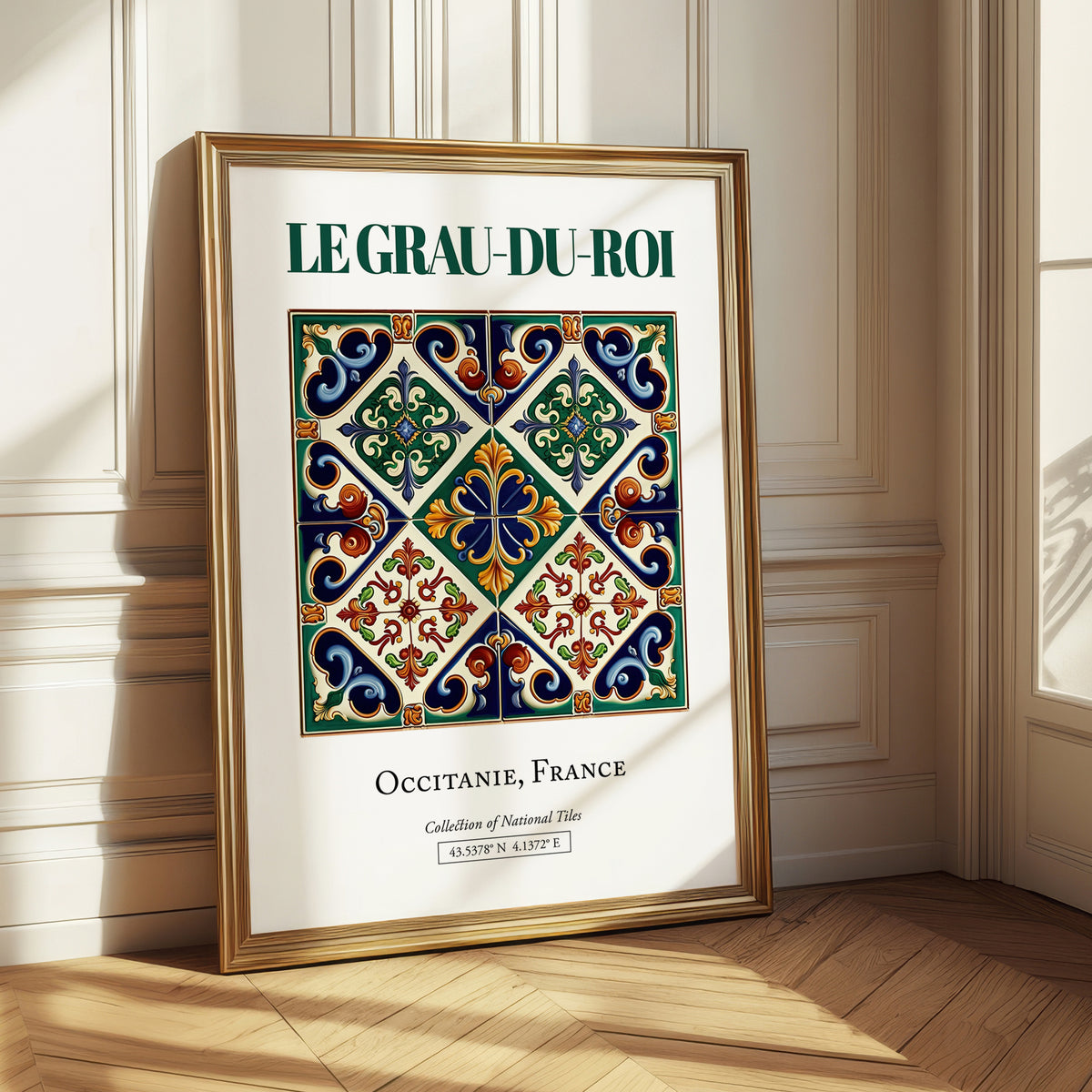 Le Grau-du-Roi, France – Travel Wall Art, styled in a charming Paris street view