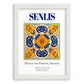 Senlis, France – Global Wall Art, placed in minimal white frame