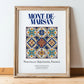 Mont-de-Marsan, France – Travel Destination Art, in wooden frame leaning on the floor
