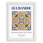 Le Lavandou, France – Travel Destination Art, placed in minimal white frame